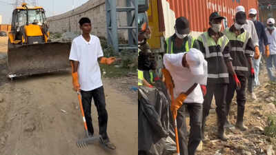 Bittu Tabahi removes 2,435 kg of waste from Gurugram’s Khedki Daula after Yamuna cleanup in Delhi
