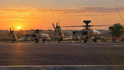 Watch: Apache firepower joins US war machines during India-US drill Yudh Abhyas