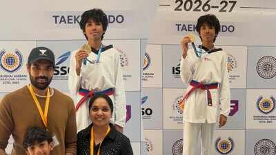 ‘I am immensely happy and proud’: Sibiraj celebrates son Dheeran’s gold medal win at international Taekwondo tournament at ISSO Games 2026-27, thanks coach and school