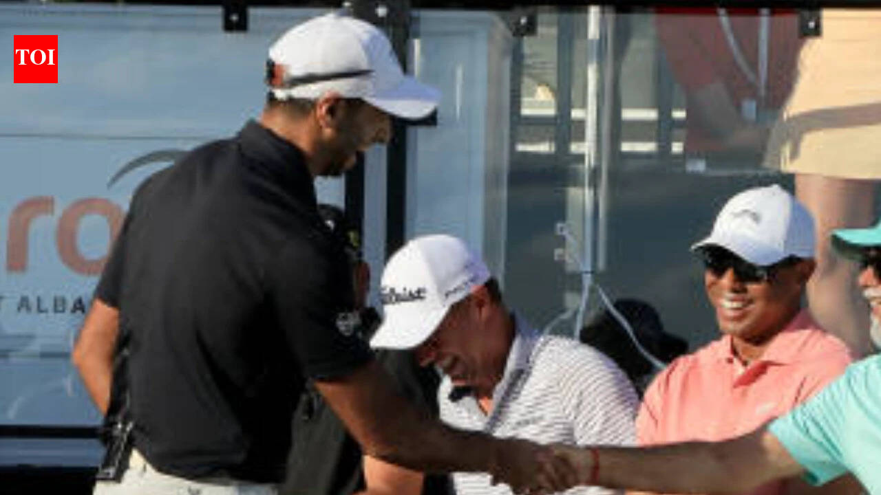Aaron Rai celebrates his 2026 PGA Championship victory