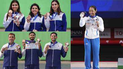 Asian Games 2026 Day 4: Mirabai Chanu ends Asiad medal wait; India win two skeet bronzes in shooting