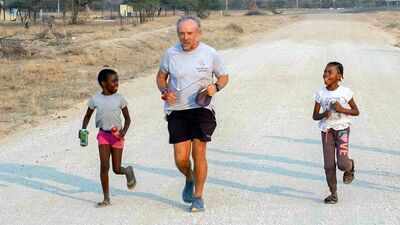 In 2024, a 57-year-old man ran from Cape Town to Cairo in 301 days; gunmen in Ethiopia nearly kidnapped him during his 6,706-mile long journey