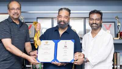 Kamal Haasan congratulates 'Amaran' director Rajkumar Periasamy on National Award win as fans urge them to collaborate: ‘Happy & proud of you’