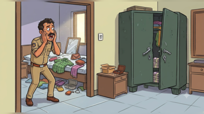 On-duty cop’s house burgled