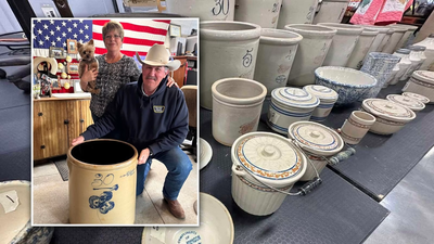 A South Dakota collector paid $750 for an old crock more than 30 years ago; a $32,000 sale revealed he had its rare twin