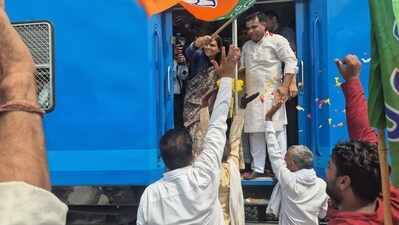 BJP Haryana chief rides hydrogen train, says next stop is Delhi