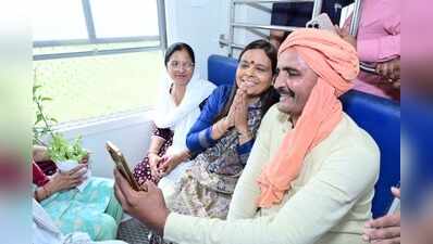 BJP Haryana chief rides hydrogen train, says next stop is Delhi