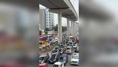 Traffic experiment backfires, OMR chokes; police rollback changes