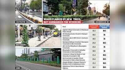 Ahmedabad: ‘5-million’ zeal puts trees on shaky ground; many plantation spots on roads to be widened