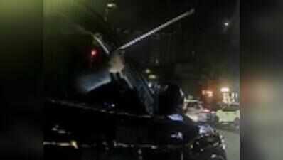 Another road rage on Golf Course Road, another woman attacked & another dashcam recording, but FIR after a month, no arrest yet