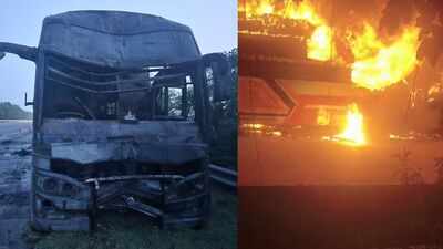 'Driver smoking, burning smell, a request to stop': How horror unfolded inside Noida bus that killed 9