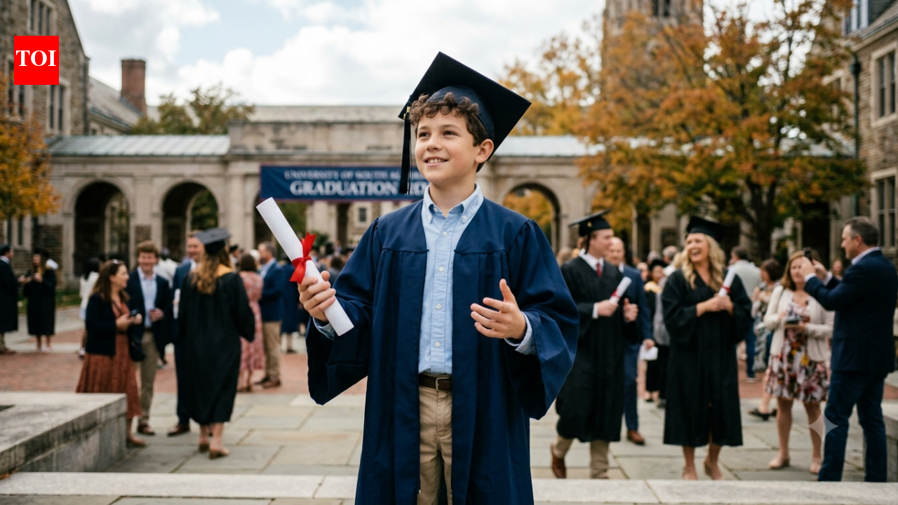 At 10, Michael Kearney became the world’s youngest university graduate