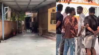 Families of bus fire victims gather at Noida mortuary, await identification of loved ones