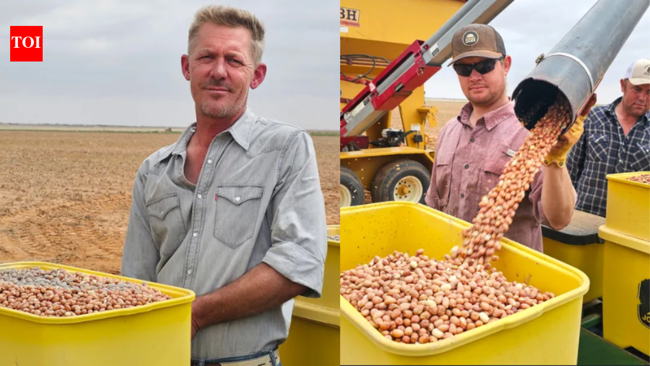 He quit school at 12 bagging peanuts; now runs a Texas farm and 16-acre vineyard