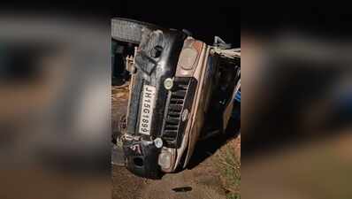 Two Men, Three Cattle Die as Pick-Up Truck Overturns in Jamtara