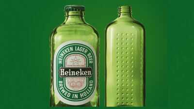 In 1963, Heineken made 50,000 World Bottles designed to double as building bricks; two years later a prototype glass house was built, but technical hurdles stopped the concept from reaching the market