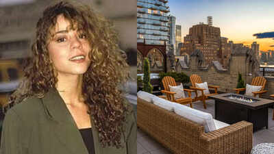 In 1999, Mariah Carey paid $9 million for two Tribeca apartments, combined them into a 12,728-sq-ft triplex and had Mario Buatta design the interiors; 27 years later, the penthouse is asking $27 million