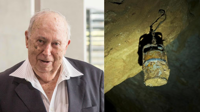 19-year-old lost his lamp in an Australian cave in 1953, survived three days, became a NASA scientist; 68 years later, students found the lamp still hanging