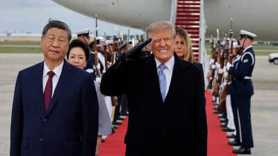 From red carpet to flypast to banquet, Trump lays it on thick for Xi