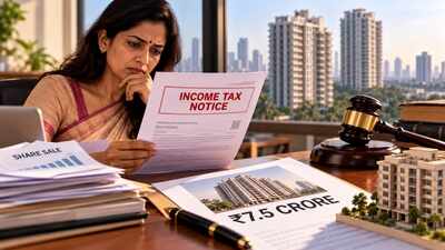 Wife sold shares for Rs 8.31 crore LTCG, bought husband’s Mumbai property for Rs 7.5 crore and claimed Section 54F exemption; taxman calls it tax avoidance, but ITAT Mumbai gives relief to her