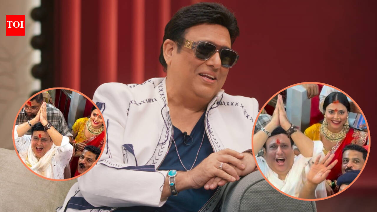 Govinda BREAKS SILENCE on his Lalbaugcha Raja visit with Rani