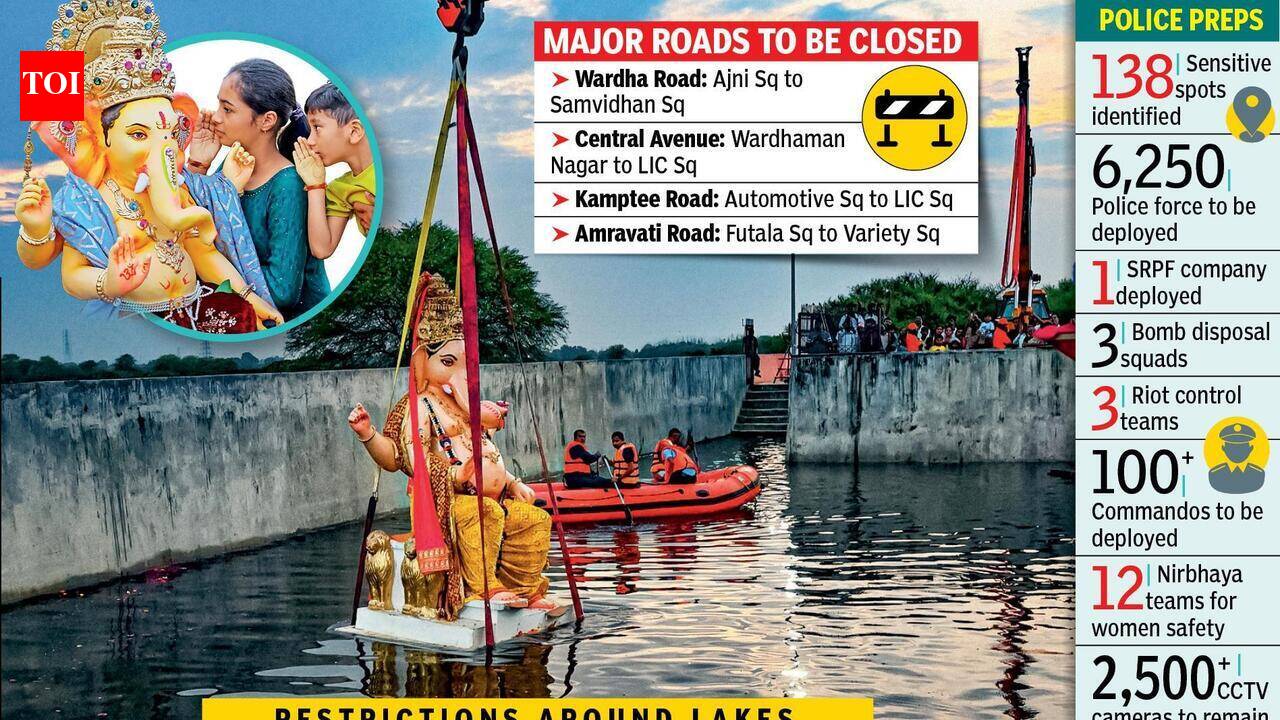 Heavy Vehicles Banned For 2 Days In Nagpur As Bappa Heads Home