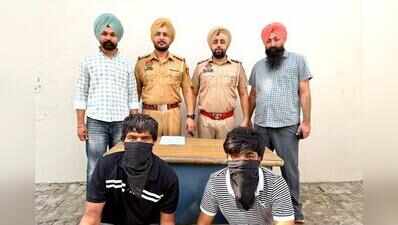 2 shooters of Sangwan gang held with pistols in Mohali