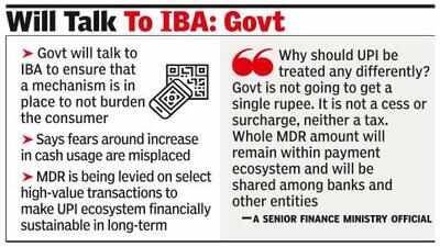 Govt rules out MDR burden on UPI users; GST Council may review 18% tax next month