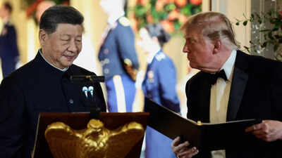 Trump, Xi exchange warm words before White House state dinner: What they said