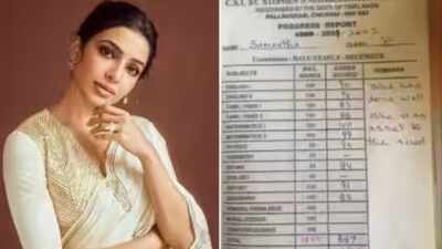 Throwback to Samantha Ruth Prabhu’s Class 10 marksheet amid pregnancy; teacher called her an ‘asset to the school’ as actress scored 887 out of 1000 marks