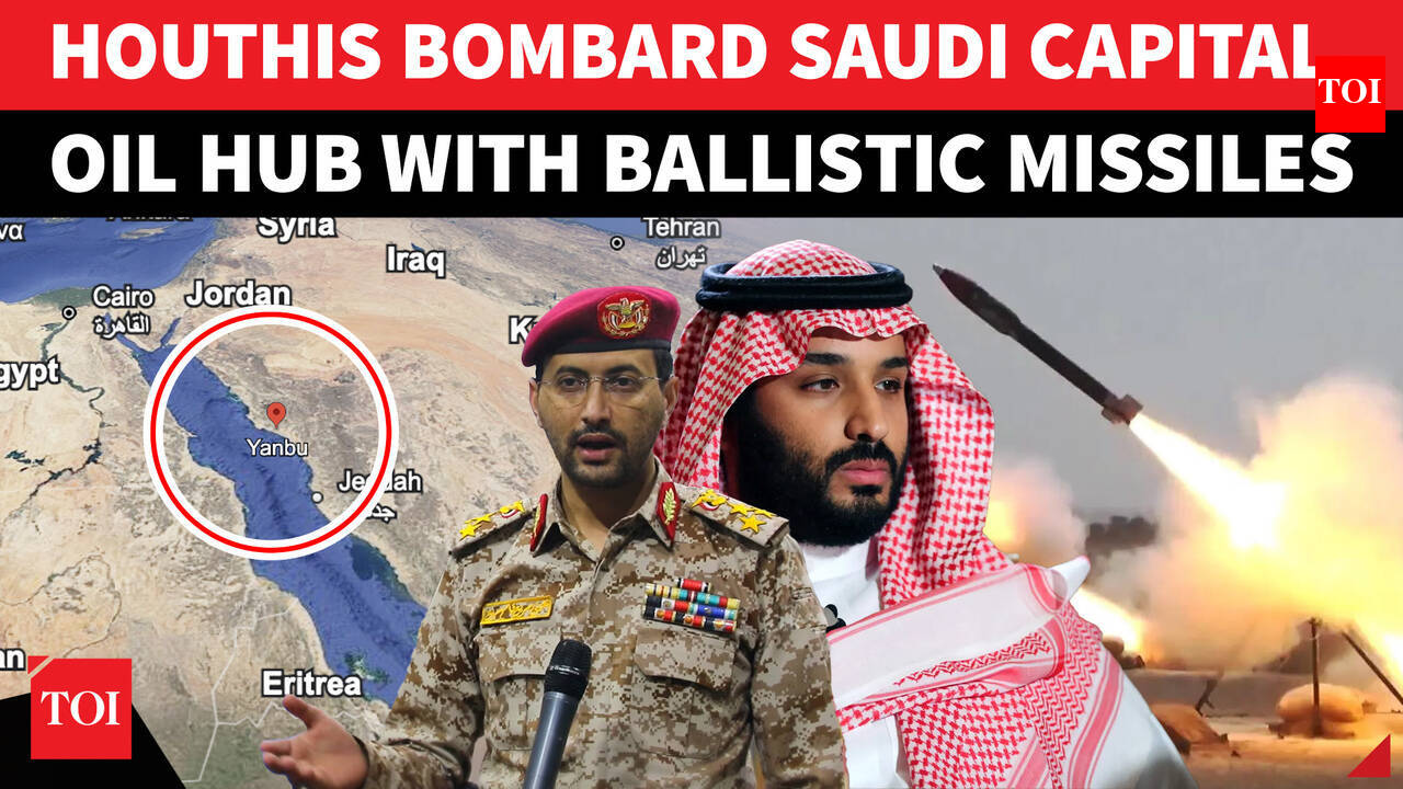 Saudi defenses intercept Houthi missiles and drones near Yanbu