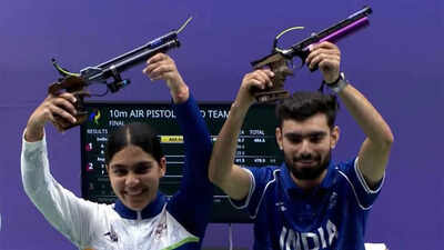 Asian Games 2026: Kamaljeet, Suruchi Inder Singh win 10m air pistol mixed team gold