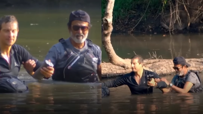 Did you know Rajinikanth once walked through crocodile-infested lake with Bear Grylls?; adventurer called him a ‘legend’