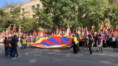 'Want China out of Tibet': Protesters rally in Washington amid Trump-Xi meet