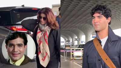 Akshay Kumar's son Aarav Bhatia SPOTTED with mother Twinkle Khanna and sister Nitara at the Mumbai Airport, fans says, 'glimpse of Rajesh Khanna'