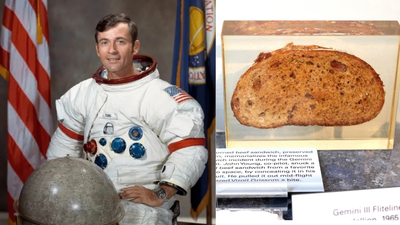 NASA astronaut John Young carried a corned beef sandwich hidden in his spacesuit aboard Gemini III in 1965; rye crumbs floated through the cabin, and it became a $30 million problem for NASA