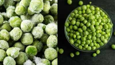 How frozen peas go from factory to sealed packets