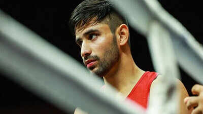 Asian Games: Sachin Siwach one win away from boxing medal after scrappy pre-quarterfinal victory