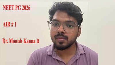 Meet Dr Monish, NEET PG 2026 AIR 1 holder who scored 641 out of 720; what we know about his achievement
