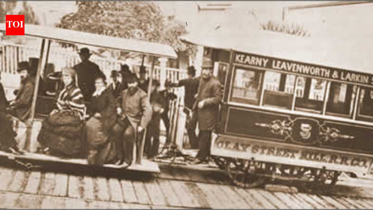 In 1873, Andrew Hallidie tested San Francisco’s first cable car to travel steep hills