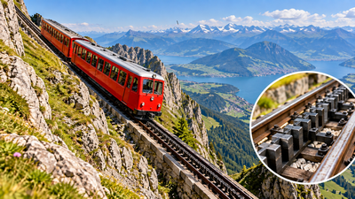 In 1889, Switzerland opened the Pilatusbahn after Eduard Locher