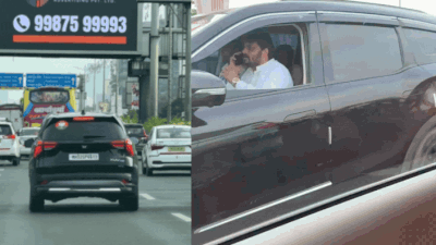 ‘Disgusting’: Man in SUV with BJP sticker spits paan, throws bottle on Mumbai road; video viral