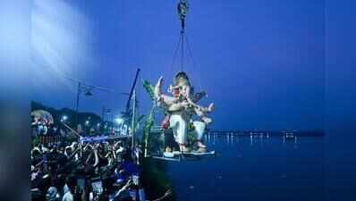 Hyderabad bids adieus to Bappa