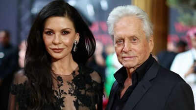 Michael Douglas says he had never fallen in love on movie screen until he saw his wife Catherine Zeta-Jones: 'She was magic, in a way that went beyond beauty'