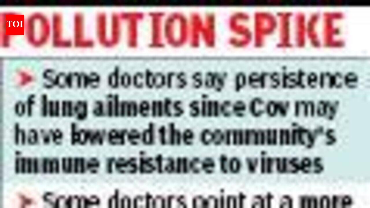 Lung disease admissions at city hospitals rise 10%, doctors point at infection severity