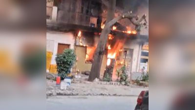 Two LPG cylinders explode as fire guts Sector 17 fast food joint, no casualties