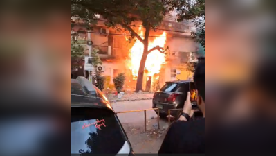 Two LPG cylinders explode as fire guts Sector 17 fast food joint, no casualties