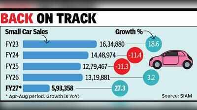 Small cars show signs of revival after GST boost