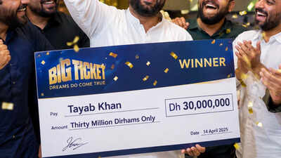 Nepalese security guard won UAE’s Dh30 million lottery jackpot; he plans to split the $8.2 million fortune with 4 friends