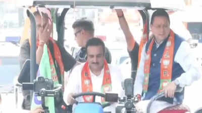 Uttarakahand CM Pushkar Singh Dhami participates in BJP's 'drug free Punjab' campaign, takes on AAP government